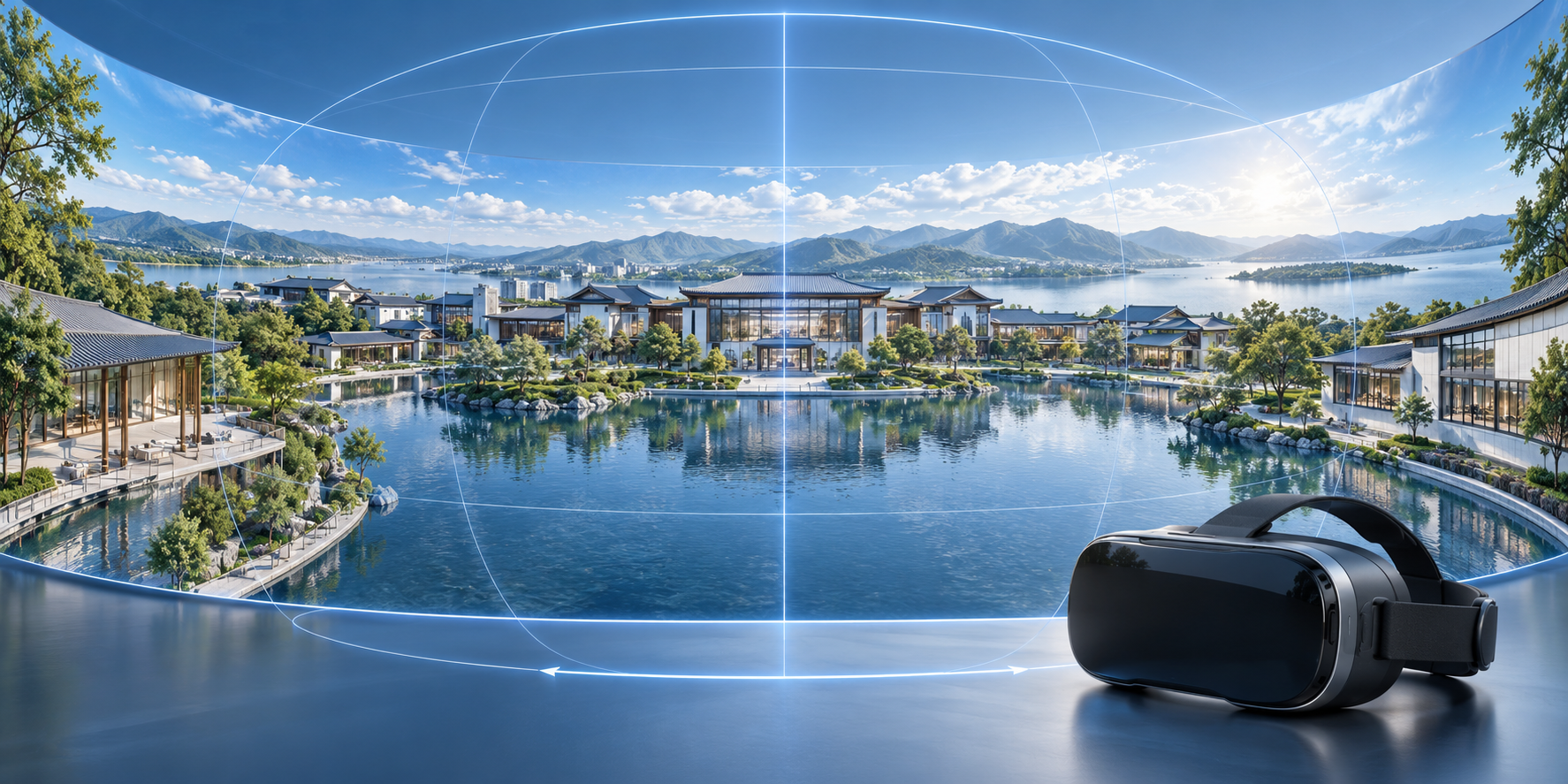 全景图与 VR 影像服务示意