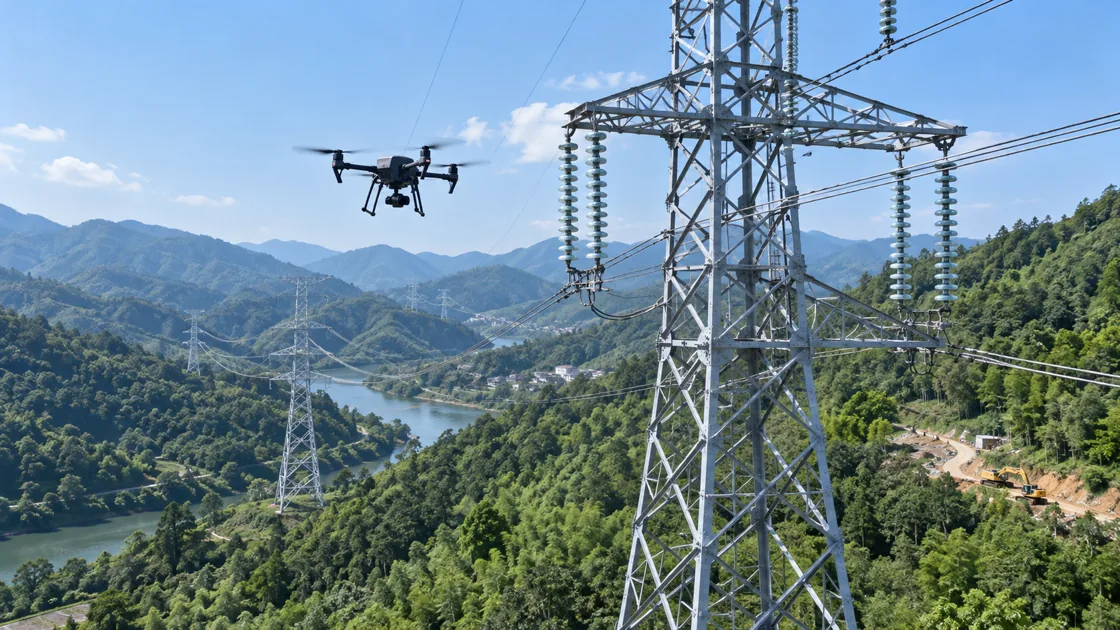 输配电线路与通道巡查应用场景示意